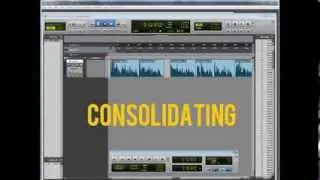Consolidating / Merging Regions in Pro Tools LE 8 with Windows key commands