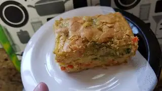 Torta de legumes  (sem glúten e sem leite)...Maravilhosa 😋  #celiacos #APLV
