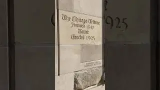 Fragments of History Tribune Tower #chicago #tribunetower #chicagoarchitecture #hiddengems