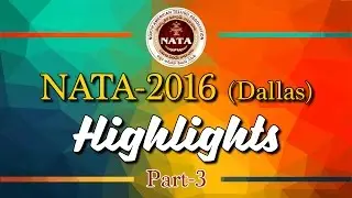 NATA Convention Dallas 2016 Highlights Part 3 | YOYO NRI EVENTS