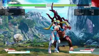 STREET FIGHTER V R.MIKA CRITICAL ART HITS WHILE BLOCKING ATTACK (WORKS WITH COMMAND GRABS AS WELL)