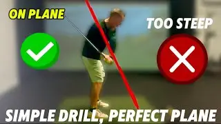 This Drill Makes the Downswing EASY &mdash; Shallow & Add Power Fast #golf #golfer #golflife 