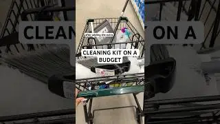 Need to build a cleaning kit on a budget? I got you! #cleaningsupplies #cleaningmotivation #cleantok