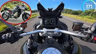 MEU TOP SPEED DUCATI MULTISTRADA V4S 2025 - FOGUETE - ANDA MUITO!