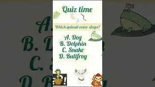 Which Animal Never Stops Growing & Never Sleeps? 🐊😴 | Amazing Animal Facts #Shorts #gkquiz