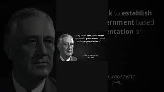 Most Famous Quotes by Franklin D .Roosevelt | The only thing we have to fear... #motivation #shorts