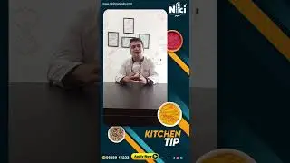 Kitchen Tip from Chef Niranjan | NFCI Hotel Managment & Culinary Institute