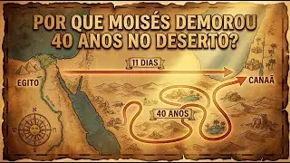 Por Que 11 DIAS Viraram 40 ANOS?? O Erro Que Mudou o Destino de Israel!