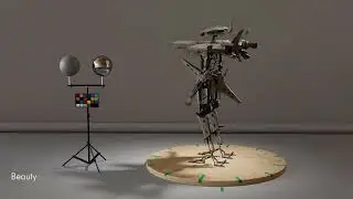 Mecha Turntable & Render Pass