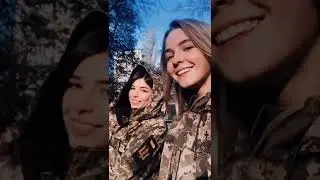 Ukraine most beautiful army women you don't see everyday ❤️💕