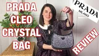 PRADA Cleo Embellished Crystal Bag: Review, What Fits and Mod Shots