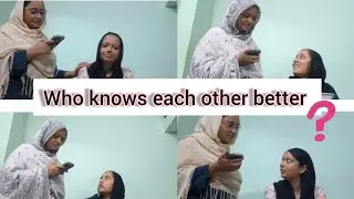 Who knows each other better 🤔🤔 Haya Yasmin | @Haya_and_yasmin  vlog 11