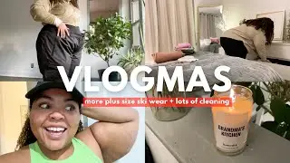 MORE PLUS SIZE SKI & SNOW PANTS THAT ACTUALLY FIT + ORGANIZING MY HOUSE | VLOGMAS DAY 10