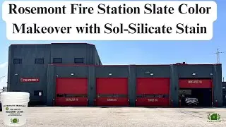✅ Fire Station Brick Makeover: Sol-Silicate Stain Fixes Failing Paint!
