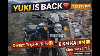 Finally My Hunter 350 Is Back After Accident🎄😭| ₹13,814 Repair Story| Direct Trip To Hills❤️ #hills