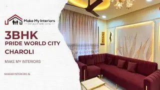 3BHK at Wellington | Pride World City - Charoli Pune | Full House Interior Design.