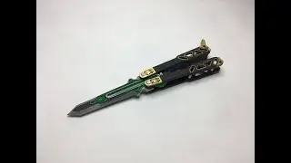 オクタンのバタフライナイフを作ってみました。【APEX LEGENDS】-Octane's butterfly knife-