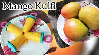Mango Kulfi Recipe// #Mango recipies in kannada//
