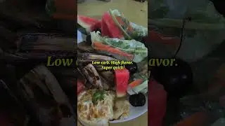 Low-Carb Brunch Wrap That&rsquo;ll Change Your Morning 🌯💚&rdquo;#food#shorts#shortsvideo#shortsfeed#viralvideo