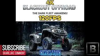 ALONE IN THE DARK! 😱 300cc ATV Night Forest Ride (LED Bar Test)
