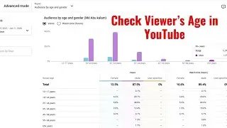 How To Check Viewer&rsquo;s Age in YouTube 📊 (Audience Age Analytics!)