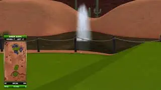 Golden Tee Great Shot on Rattlesnake Ridge!