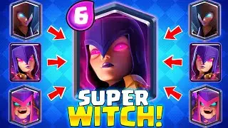 BRAND NEW SUPER WITCH GAMEPLAY IN CLASH ROYALE! (Season Update)
