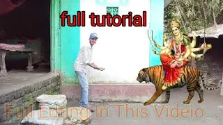 मां सेरा वाली vfx videio edting tutral||viral short video editing||pk tech1M views||one click 4k ||