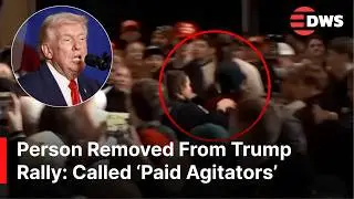 UNSEEN MOMENT: Trump Calls Protester &lsquo;Paid Agitator&rsquo; as Person Removed from Rally in Iowa | AC1Z