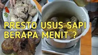 Berapa Lama Presto Usus Sapi