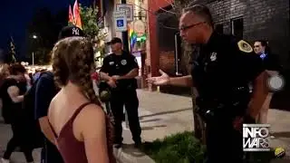 kaitlin bennett aka gun girl gets chewed out by cops