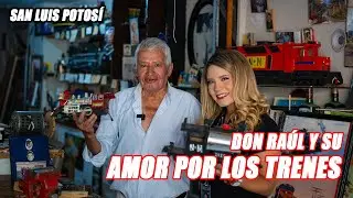 Así son los hermosos trenes a escala de don Raúl