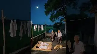 &lrm;🍀 The countryside in the evening #ytshorts #shorts #village #aivideo