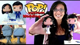 Custom Funko Pop Wedding Set Cake Toppers
