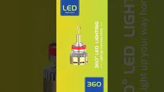 RD09G LED car headlight laser engraving process #ledheadlight #led360 #360led #odm #oem#ledlights