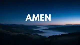 AMEN — Instrumental Worship Background (Piano + Pads) 1 Hour | Worship
