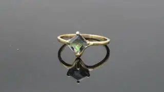Beautiful Yellow Gold Plated Ring, Anxiety Ring For Women, Birthday Gifts For Mom, Jewelry For Women