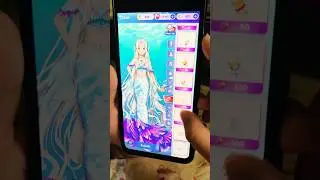 Let's play make up game with MERMAID style #makeupgames #mermaid  #shortfeed #shorts #shortvideo