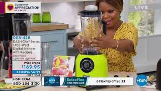 DASH Chef Series 1400Watt Digital Blender with Recipes