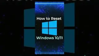 How to Reset Windows 10 or 11 If It&rsquo;s Corrupted (Quick & Easy) #shorts #tipsandtricks @YOGIPCTUBE