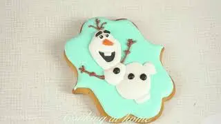 Gingerbread cookies with Olaf from FROZEN ⛄️ How to decorate cookies at home DIY