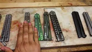 Balisong video...washers, bushings and bearings