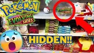 EVOLVING SKIES Packs HIDDEN in THESE Pokemon Tins... 😱 Pokemon Card Hunt VLOG 🤳