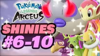 5 AMAZING SHINY REACTIONS | Pokemon Legends Arceus Shiny Montage