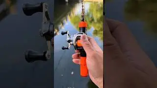 how to fishing in summer?Mini telescopic fishing rod super perfect for it #minirod #pesca #pescador