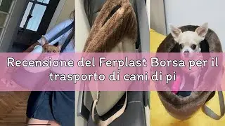 Recensione del Ferplast Borsa per il trasporto di cani di piccola taglia WITH-ME, EVA, Morbida plast