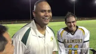 Post-game: Coach David Tautofi, WR/KR Andrew Neves 10/16/15
