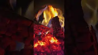 Crackling Fireplace #fireplace #relax #relaxingfire #relaxing #campfire #fire #cozy #cozyfireplace
