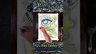 #2287 The Many Faces: Ink Painting Process Timelapse with Ray Taylor