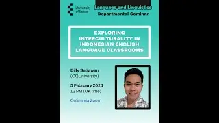 Exploring interculturality in Indonesian English language classrooms | University of Essex